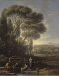 Bloemen Jan Frans van Orizzonte Italian Landscape  - Hermitage